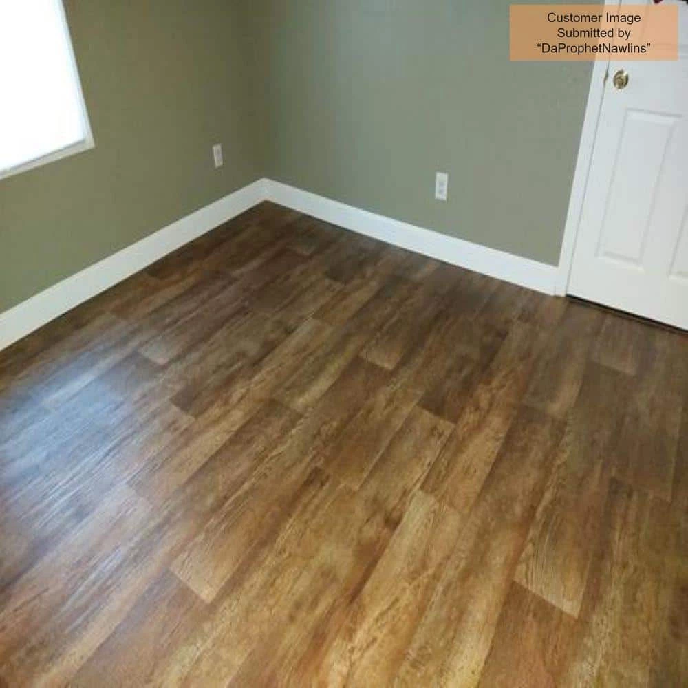 Lifeproof Aged Birch Wood Residential/Light Commercial Vinyl Sheet Flooring 12ft. Wide x Cut to Length 5 Lifeproof Aged Birch Wood Residential/Light Commercial Vinyl Sheet Flooring 12ft. Wide x Cut to Length - Image 5