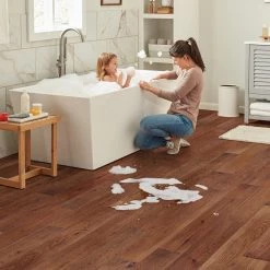Lifeproof American Hickory 7 mm T x 6.5 in. W x Varying Length Engineered Click Waterproof Hardwood Flooring (21.80 sq. ft./case) -Lifeproof Sales Store american hickory lifeproof engineered hardwood hlwspc007 4f 1000