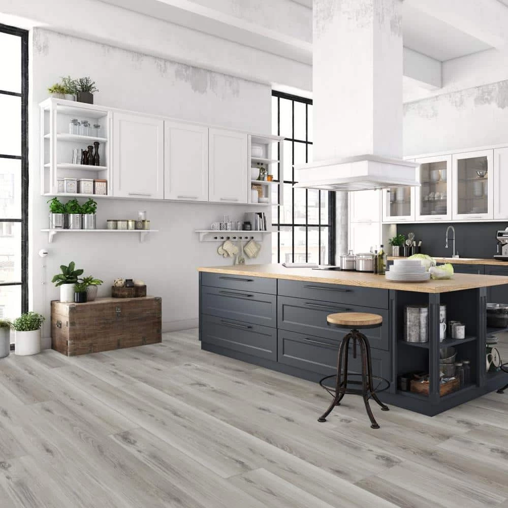 Lifeproof Banff Gray Hickory 7.13 in. W x 48.03 in. L Waterproof High Traffic Luxury Vinyl Plank Flooring (19.05 sq. ft./case) 12 Lifeproof Banff Gray Hickory 7.13 in. W x 48.03 in. L Waterproof High Traffic Luxury Vinyl Plank Flooring (19.05 sq. ft./case) - Image 12