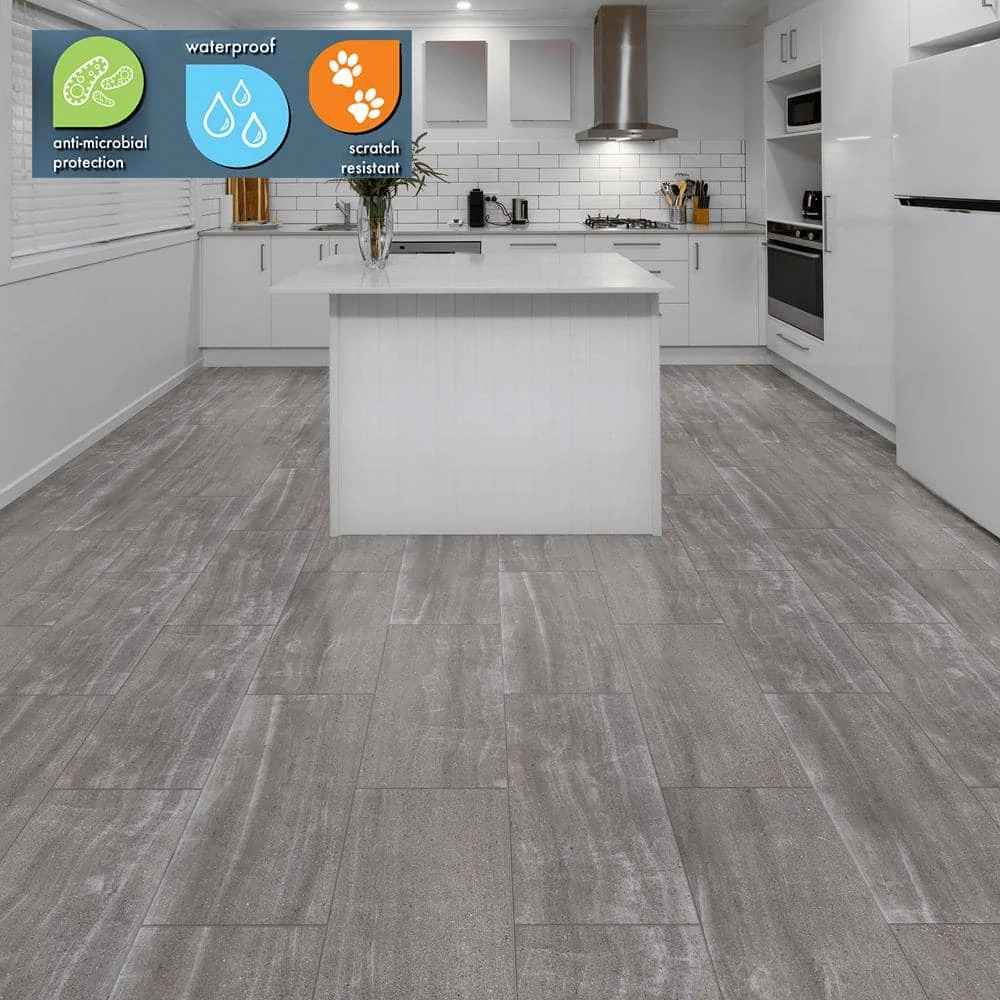 Lifeproof 12 in. W Blackwater Crescent Click Lock Luxury Vinyl Tile Flooring (23.82 sq. ft./case) 2 Lifeproof 12 in. W Blackwater Crescent Click Lock Luxury Vinyl Tile Flooring (23.82 sq. ft./case) - Image 2