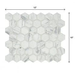 Lifeproof Carrara 10 in. x 12 in. x 6.35 mm Ceramic Hexagon Mosaic Floor and Wall Tile (0.81 sq. ft./Each) 14 Lifeproof Carrara 10 in. x 12 in. x 6.35 mm Ceramic Hexagon Mosaic Floor and Wall Tile (0.81 sq. ft./Each) -Lifeproof Sales Store carrara lifeproof ceramic tile lp5015hexhd1p2 66 1000