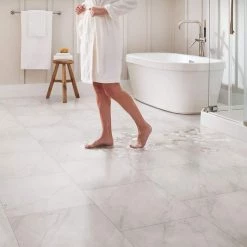 Lifeproof Carrara 18 in. x 18 in. Glazed Porcelain Floor and Wall Tile (17.6 sq. ft. / case) -Lifeproof Sales Store carrara lifeproof porcelain tile lp501818hd1p6 40 1000