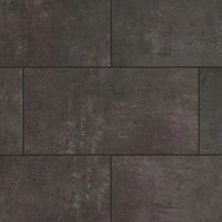 Lifeproof 12 in. W Castle Black Slate Click Lock Luxury Vinyl Tile Flooring (23.82 sq. ft./case)