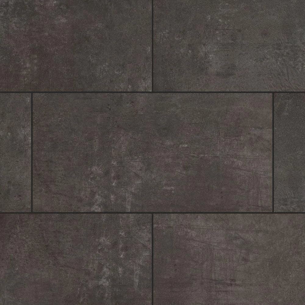 Lifeproof 12 in. W Castle Black Slate Click Lock Luxury Vinyl Tile Flooring (23.82 sq. ft./case) 1 Lifeproof 12 in. W Castle Black Slate Click Lock Luxury Vinyl Tile Flooring (23.82 sq. ft./case)