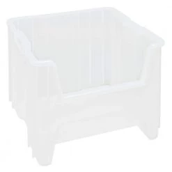 Heavy-Duty Giant Stack 16-Gal. Storage Tote in Clear (2-Pack) by QUANTUM STORAGE SYSTEMS