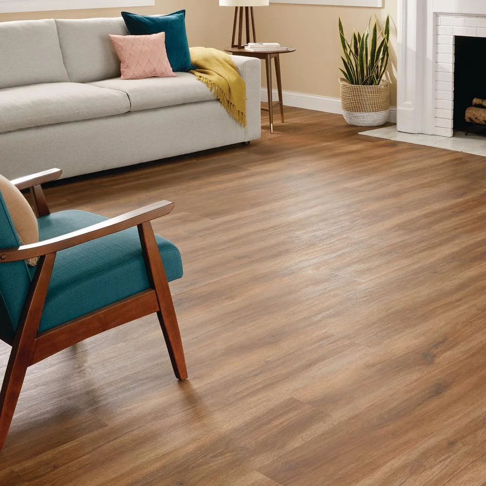 Lifeproof 8.7 in. W Cobblestone Click Lock Luxury Vinyl Plank Flooring (20.06 sq. ft./case) 2 Lifeproof 8.7 in. W Cobblestone Click Lock Luxury Vinyl Plank Flooring (20.06 sq. ft./case) - Image 2