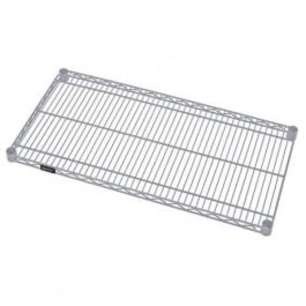 Gray 1-Tier Heavy-Duty Epoxy Wire Industrial Shelf (24 in. W x 30 in. D x 1 in. H) by QUANTUM STORAGE SYSTEMS 2 Gray 1-Tier Heavy-Duty Epoxy Wire Industrial Shelf (24 in. W x 30 in. D x 1 in. H) by QUANTUM STORAGE SYSTEMS - Image 2