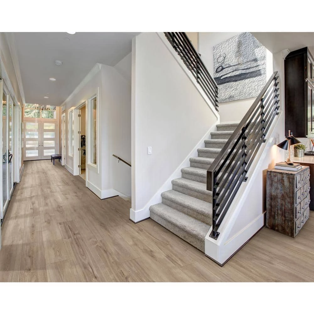 Lifeproof Grovetown Oak 14 mm T x 7.56 in. W Waterproof Laminate Wood Flooring (13.29 sq. ft./Case) 2 Lifeproof Grovetown Oak 14 mm T x 7.56 in. W Waterproof Laminate Wood Flooring (13.29 sq. ft./Case) - Image 2