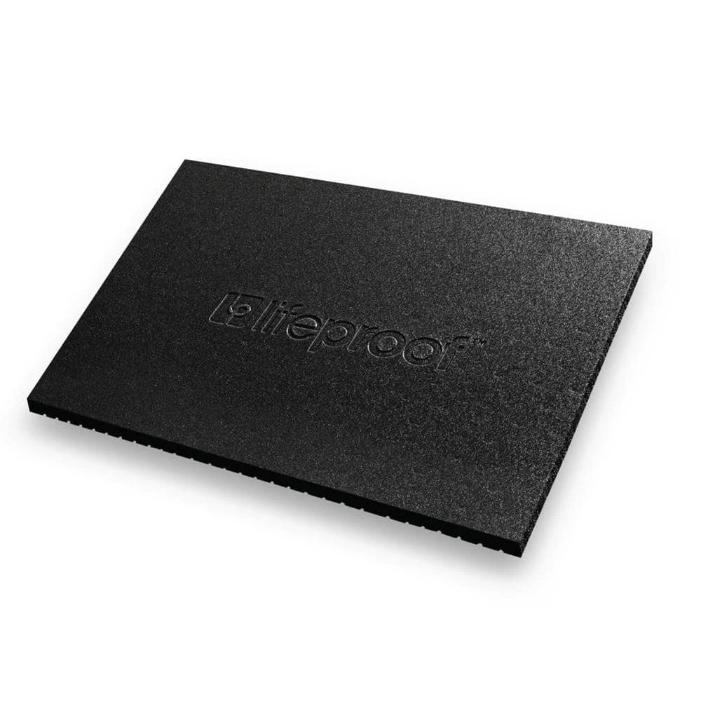 Lifeproof Carpet Cushion Sample - 7/16 in. Thick Waterproof Premium Plus Carpet Cushion - Color Black 8 in. x 8 in. 1 Lifeproof Carpet Cushion Sample - 7/16 in. Thick Waterproof Premium Plus Carpet Cushion - Color Black 8 in. x 8 in.