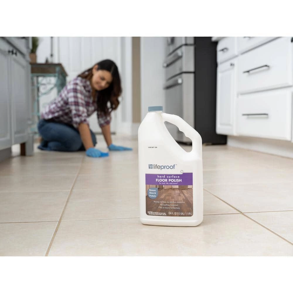 Lifeproof 64 oz. Resilient Floor Low Gloss Polish 4 Lifeproof 64 oz. Resilient Floor Low Gloss Polish - Image 4
