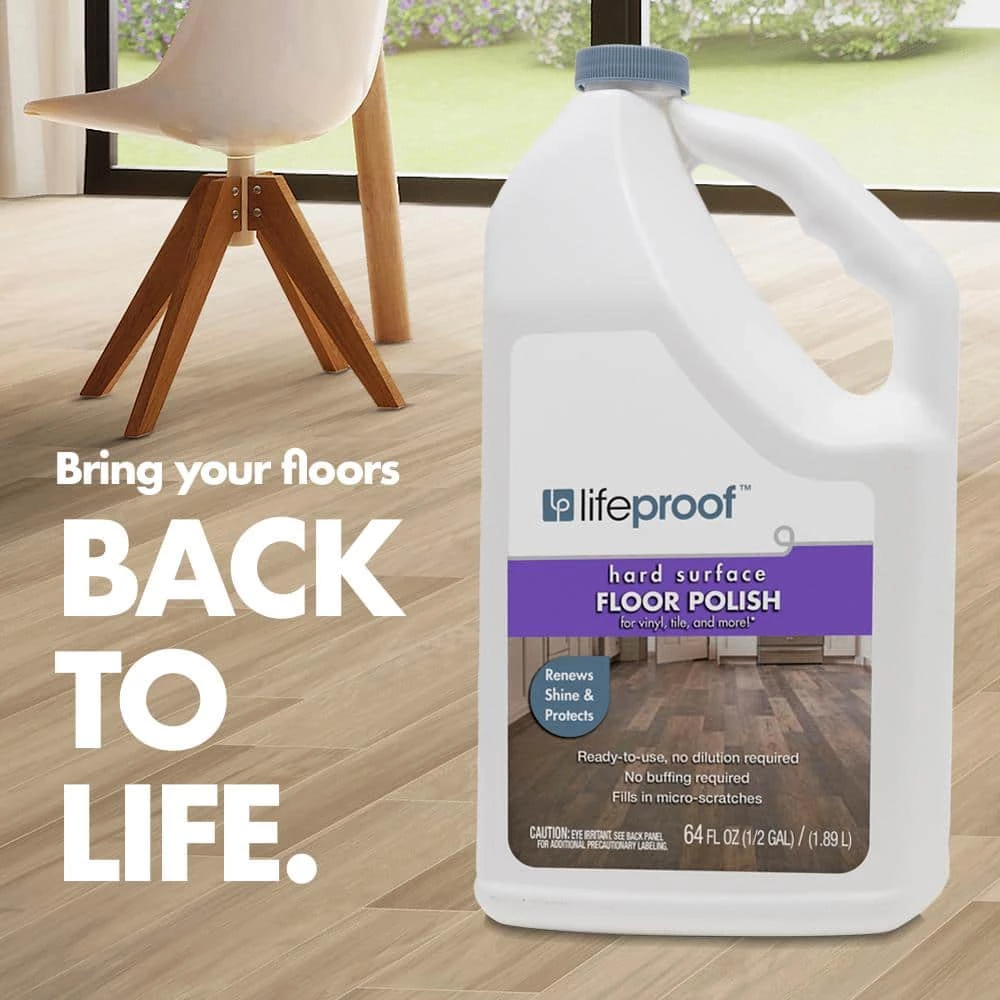 Lifeproof 64 oz. Resilient Floor Low Gloss Polish 3 Lifeproof 64 oz. Resilient Floor Low Gloss Polish - Image 3