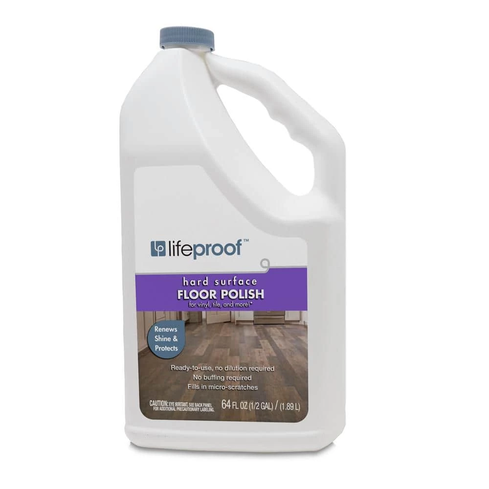 Lifeproof 64 oz. Resilient Floor Low Gloss Polish 1 Lifeproof 64 oz. Resilient Floor Low Gloss Polish