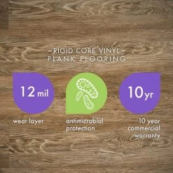 Lifeproof Moose Lake Chestnut 8.98 in. W x 48.03 in. L Waterproof Click Lock Luxury Vinyl Plank Flooring (17.98 sq. ft./case) -Lifeproof Sales Store moose lake lifeproof vinyl plank flooring hlvspc031 c 4f 1000