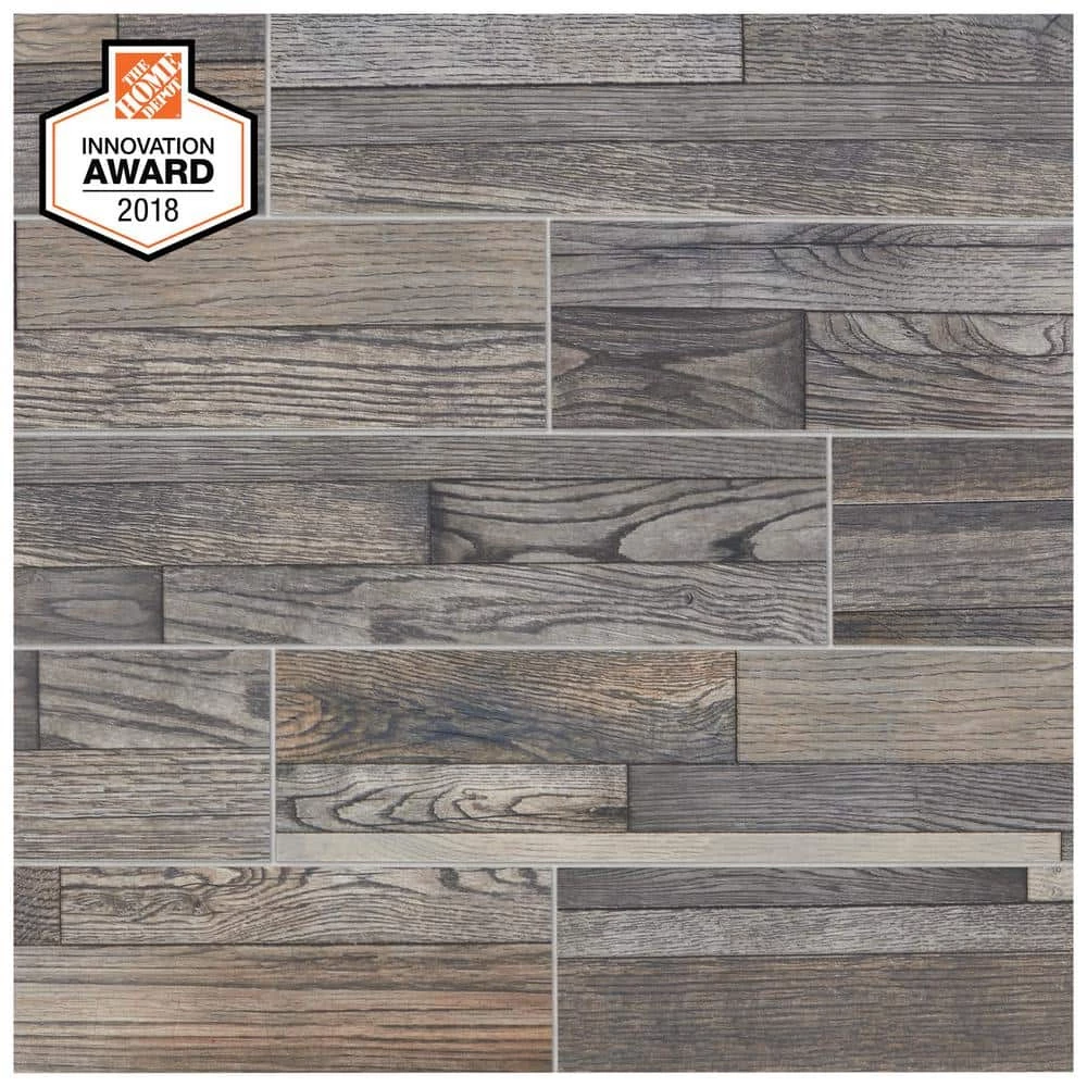 Lifeproof Pewter Wood 6 in. x 24 in. Glazed Porcelain Floor and Wall Tile (14.55 sq. ft. / case) 1 Lifeproof Pewter Wood 6 in. x 24 in. Glazed Porcelain Floor and Wall Tile (14.55 sq. ft. / case)