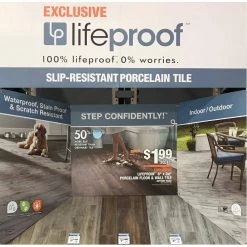 Lifeproof Shadow Wood 6 in. x 24 in. Porcelain Floor and Wall Tile (14.55 sq. ft. / case) -Lifeproof Sales Store shadow wood lifeproof porcelain tile lp33624hd1pr 31 1000