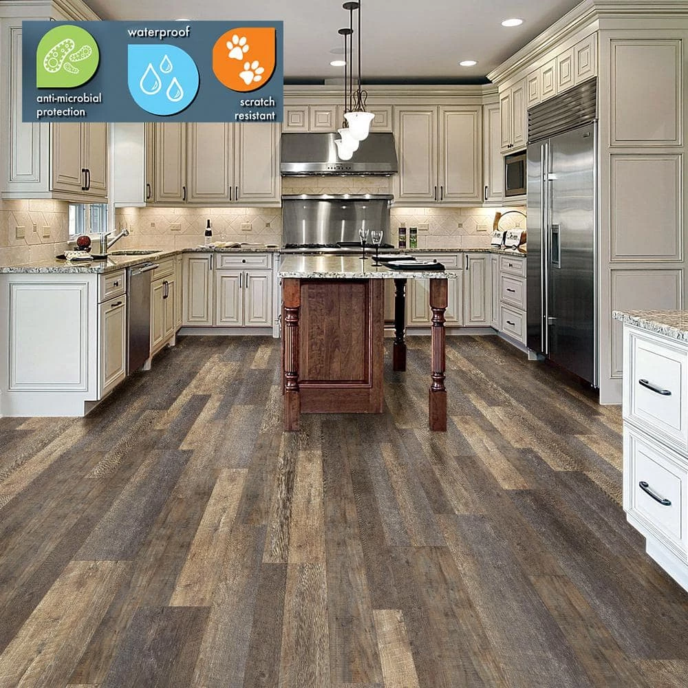 Lifeproof Multi-Width Stafford Oak Click Lock Luxury Vinyl Plank Flooring (19.53 sq. ft./case) 2 Lifeproof Multi-Width Stafford Oak Click Lock Luxury Vinyl Plank Flooring (19.53 sq. ft./case) - Image 2